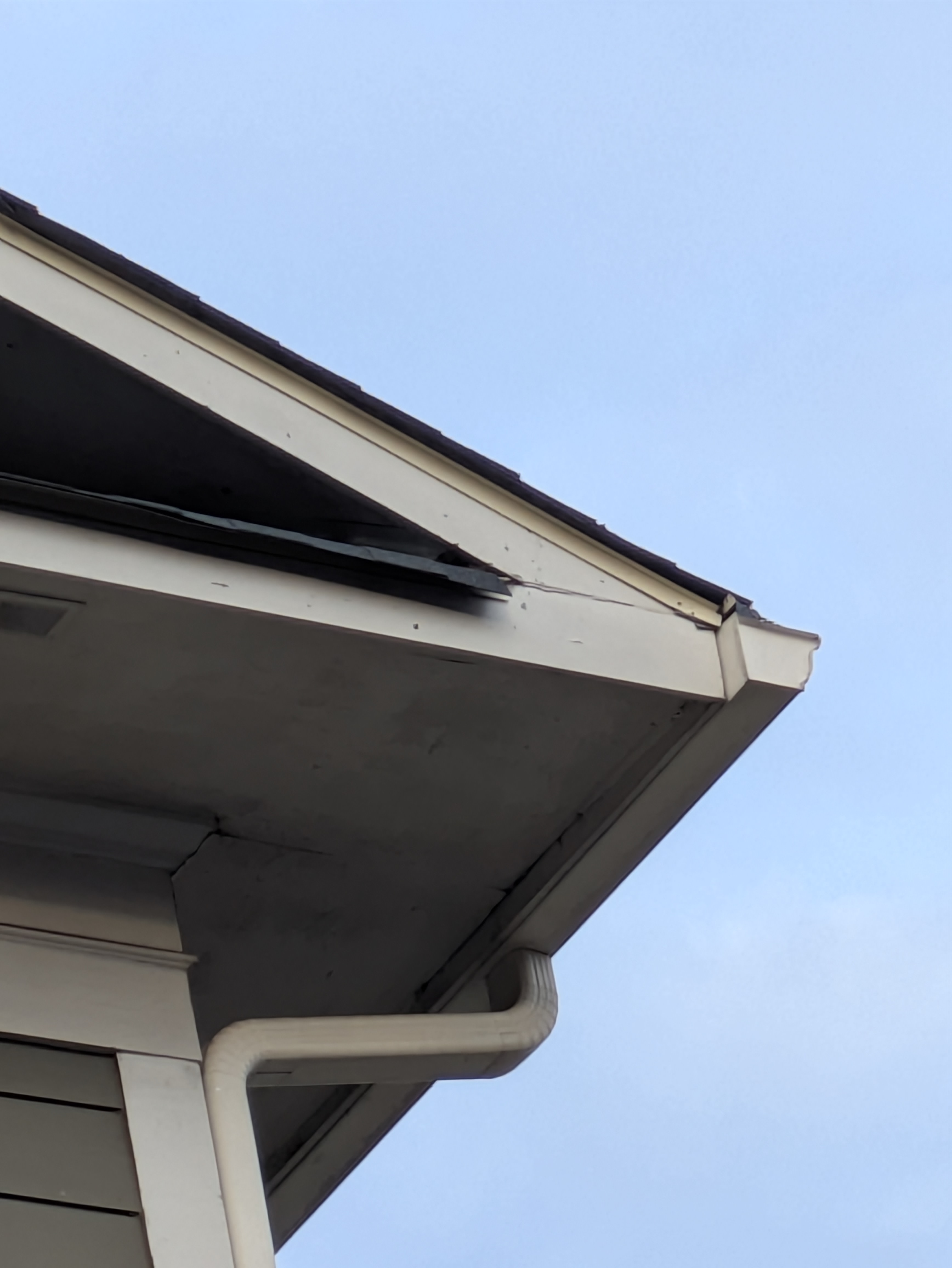 Installing new gutters and fascia boards on an Athens home